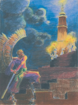 pastel z cyklu "Dzieje Polski"