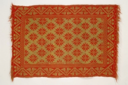 Tkanina podwójna - "Gwiazdy", autor nieznany, Podlasie Północno-Wschodnie, 1909