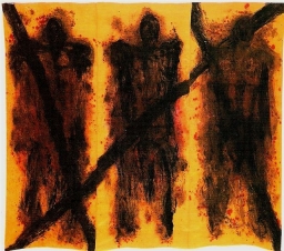 Jedwab malowany „Psalm”, Wojciech Sadley, Warszawa, 1991