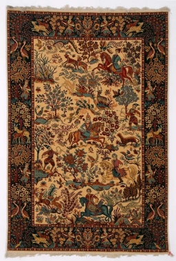 il. 17 Dywan "Polowanie"; pocz. l. 80. XX w.