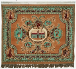 il. 16 Dywan "Pomnik Warszawy"; B. Kubik (proj.); 2 poł. l. 70. XX w.