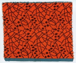 il. 13 Fragment tkaniny obiciowej; l. 60. XX w.
