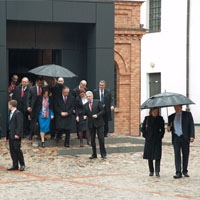 Wizyta prezydenta Mołdawii w Centralnym Muzeum Włókiennictwa