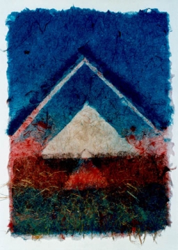 Bartłomiej Michalski
<br/>Papier ręcznie czerpany metodą wschodnią; 2006<br>
Wydział Grafiki i Mal