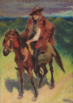 Hucuł na koniu, 1930 