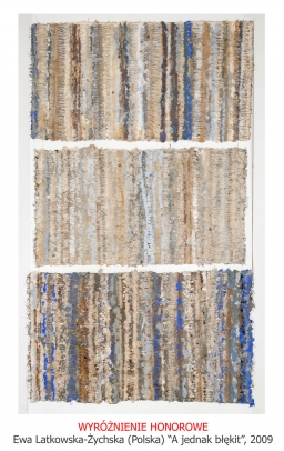 HONORARY MENTION; Ewa Latkowska-Żychska (Poland) ”Blue, after all”, 2009 