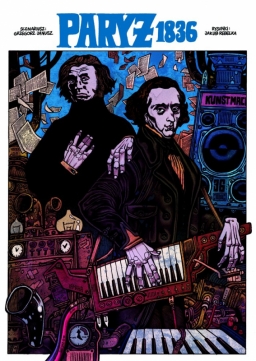 Jakub Rebelka (rys.), Grzegorz Janusz (scen.), 'Paryż 1836' (strona tytułowa)