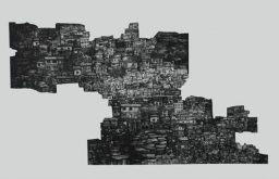 Oskar Gorzkiewicz (ur.1988), Miasto III (2015), akwaforta 54x96 cm